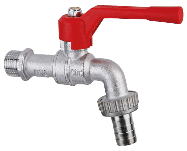Llave para jardin bronce cromado cim