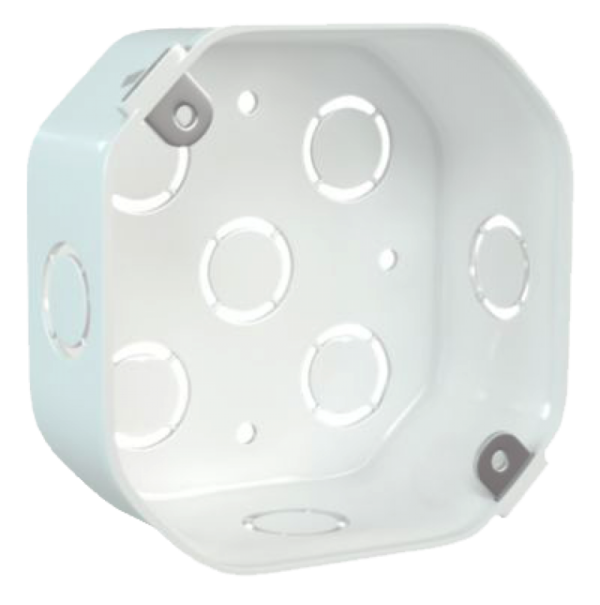 Caja de pase octogonal pvc