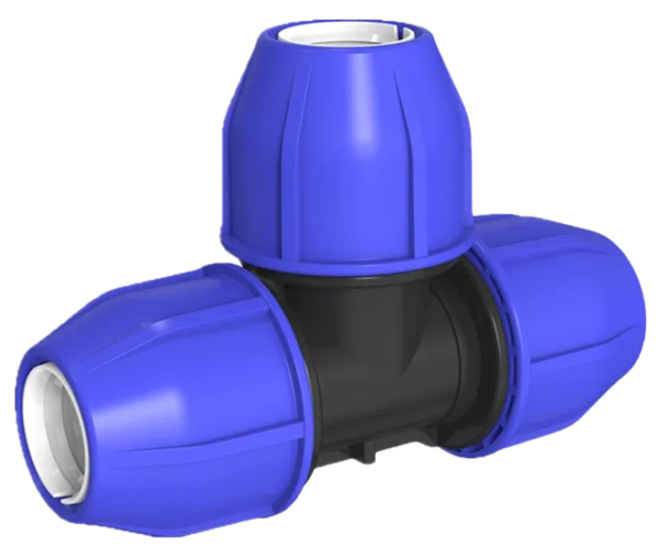 Tee recto HDPE para manguera