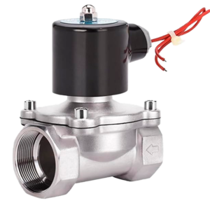 Válvula solenoide de acero inoxidable DN25